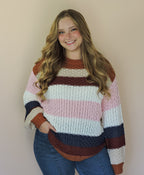 The Cocoa & Blush Sweater