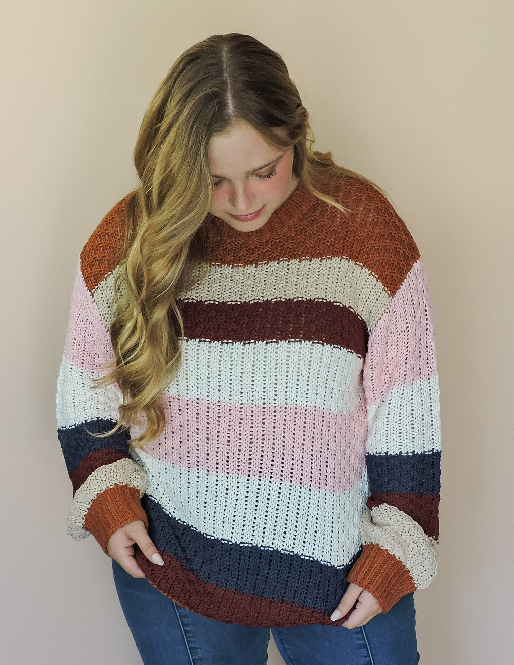 The Cocoa & Blush Sweater