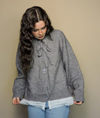 The Lace Trim Cardigan
