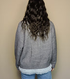 The Lace Trim Cardigan
