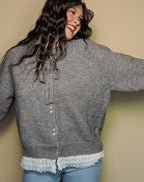 The Lace Trim Cardigan