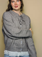 The Lace Trim Cardigan