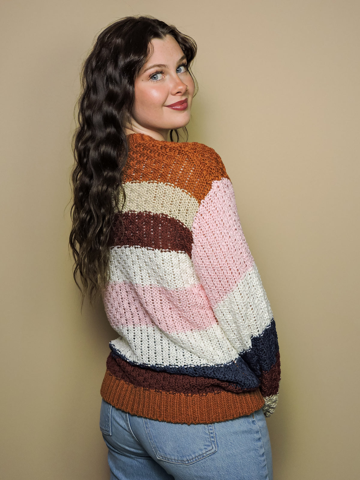 The Cocoa & Blush Sweater