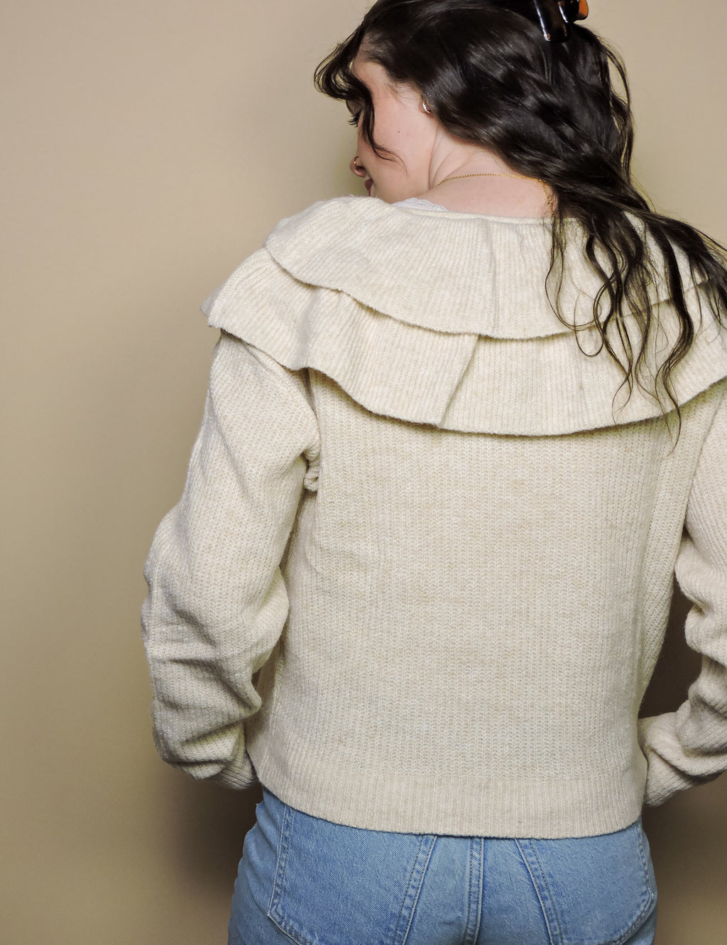 The Ruffled Oats Sweater