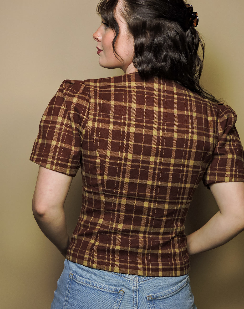 The Plaid Harvest Blouse