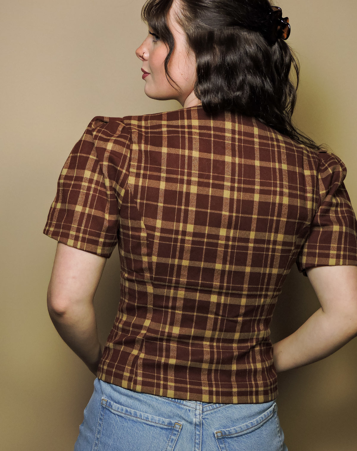 The Plaid Harvest Blouse