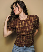 The Plaid Harvest Blouse
