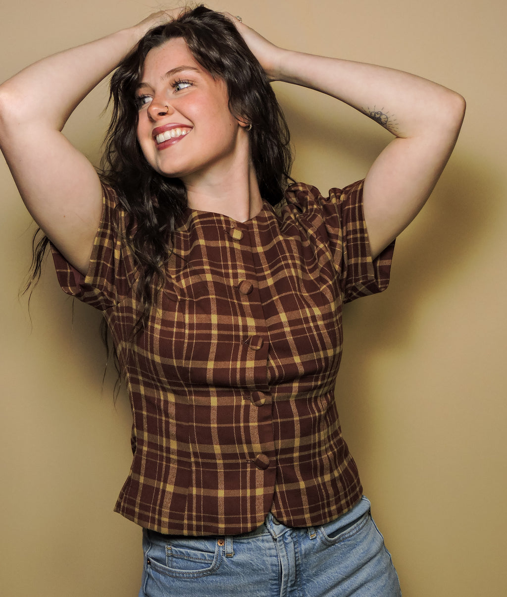 The Plaid Harvest Blouse
