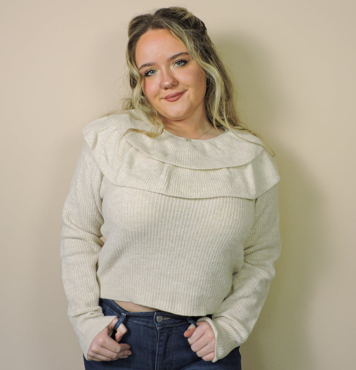 The Ruffled Oats Sweater