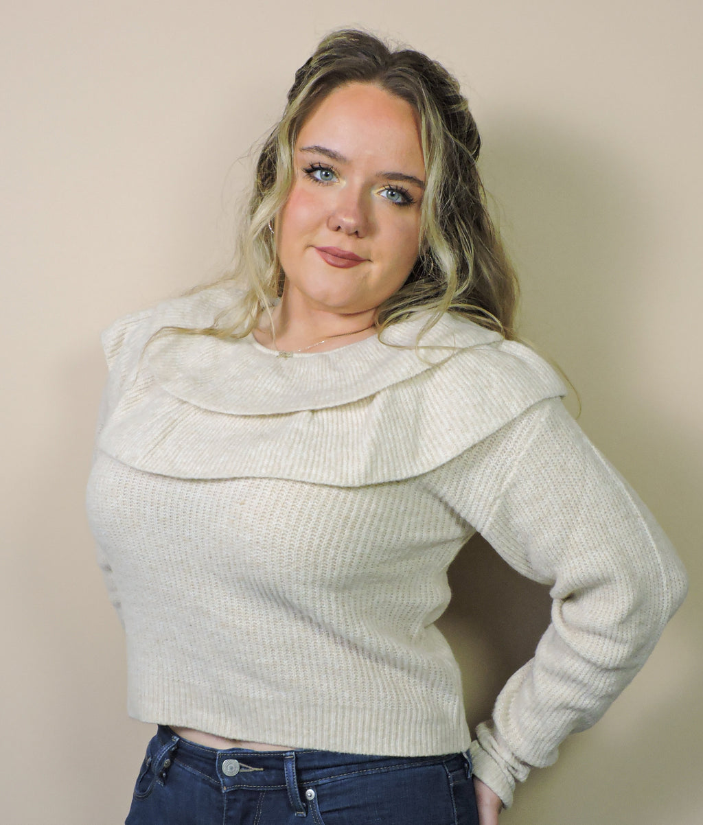 The Ruffled Oats Sweater