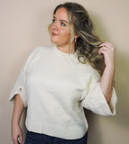 The Buttoned Sleeve Sweater