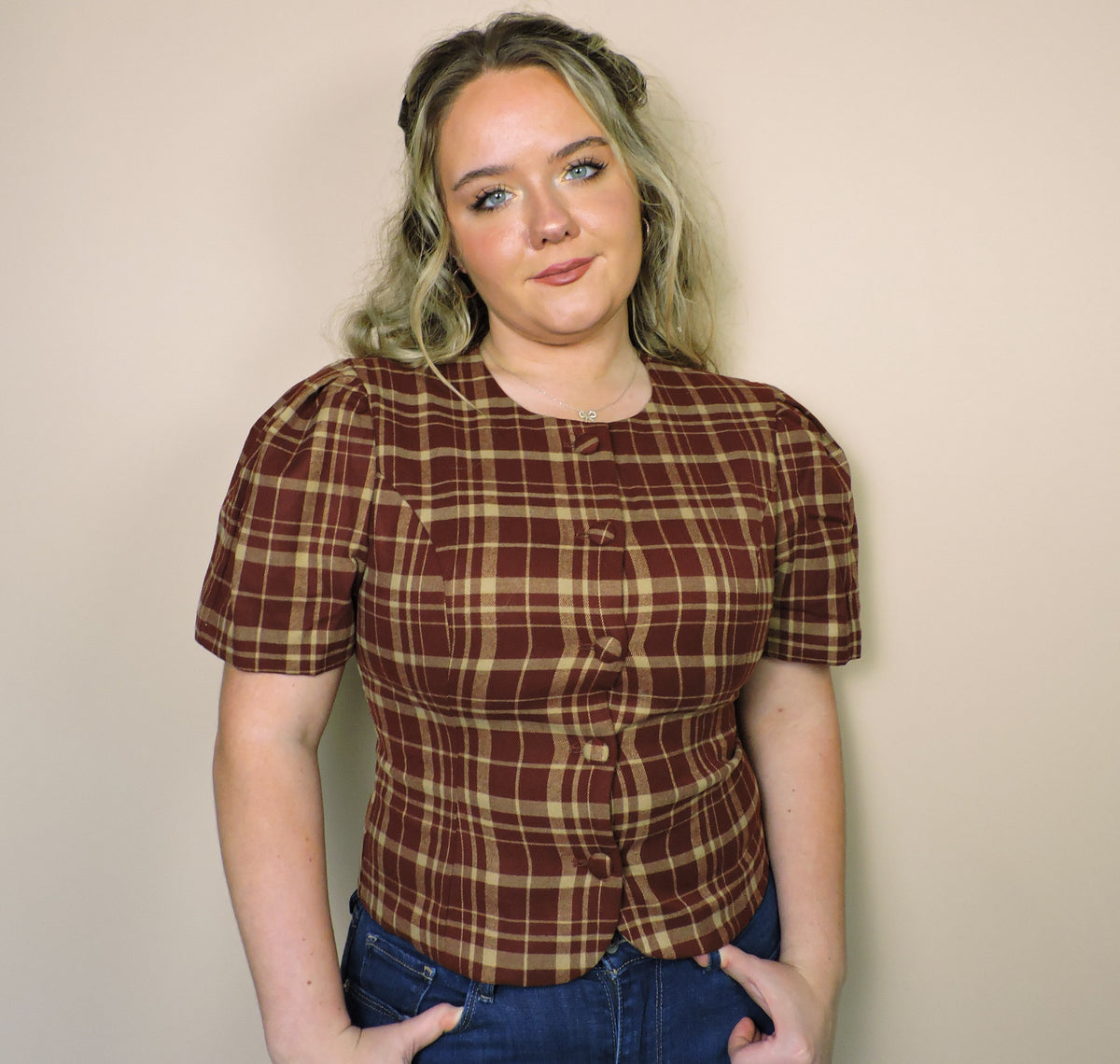 The Plaid Harvest Blouse