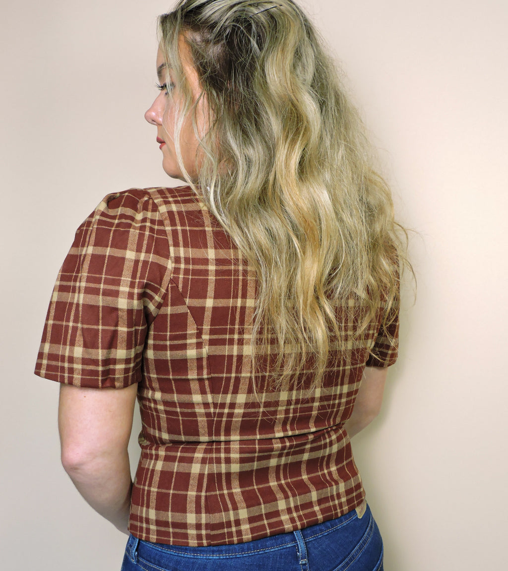 The Plaid Harvest Blouse