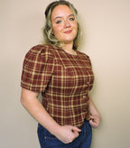 The Plaid Harvest Blouse