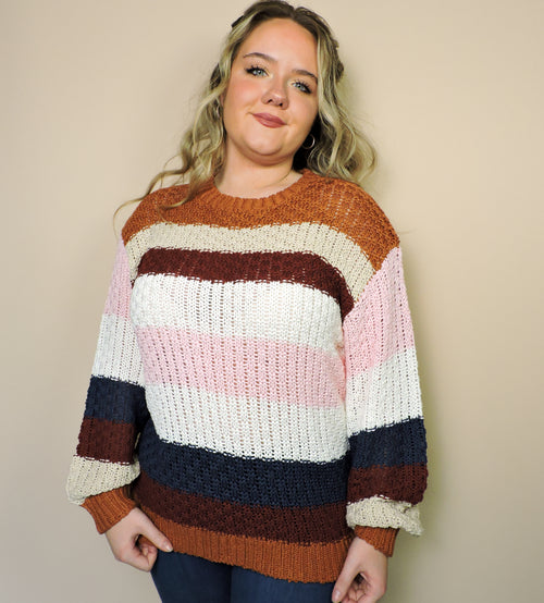 The Cocoa & Blush Sweater