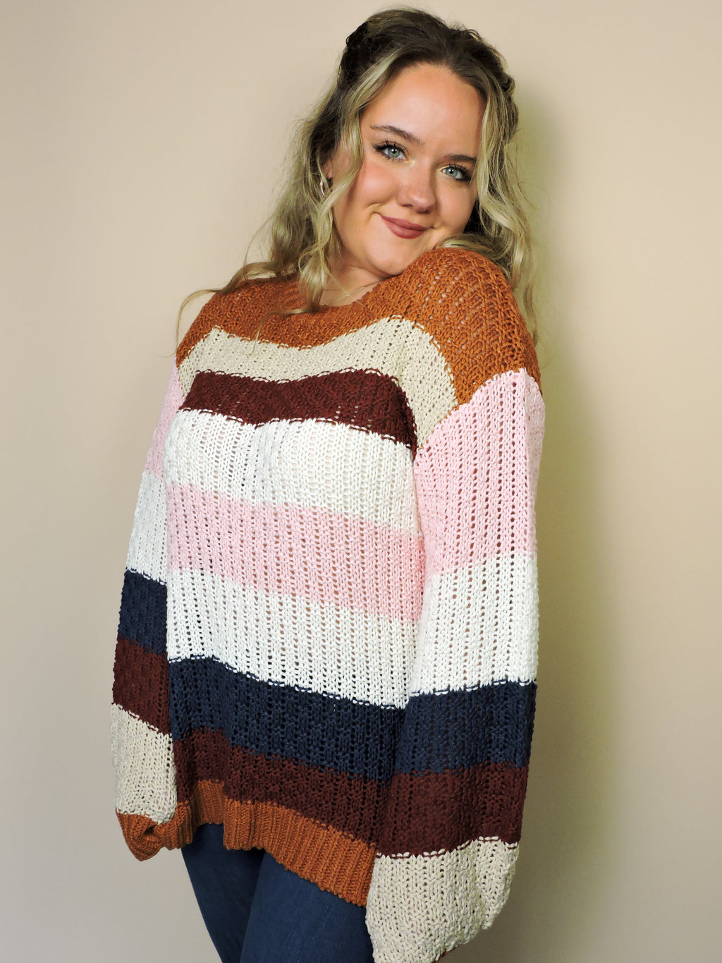 The Cocoa & Blush Sweater
