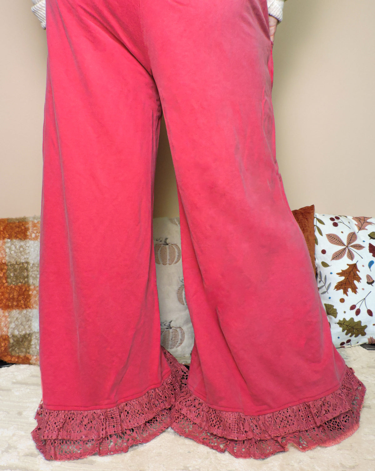 The Spiced Cider Lace Pants